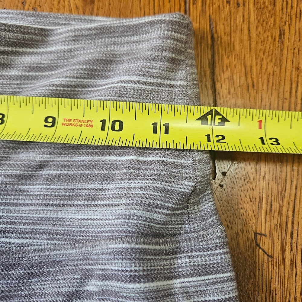 Lululemon Align Crop 21" Mini Space Dye Herringbone Jacquard Black Cherry Sz 6 - Picture 6 of 8